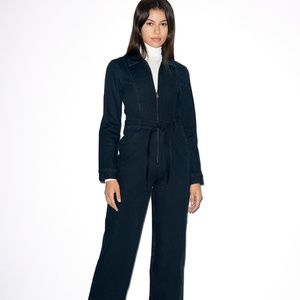 American Apparel Stretch Denim Longsleeve Coverall